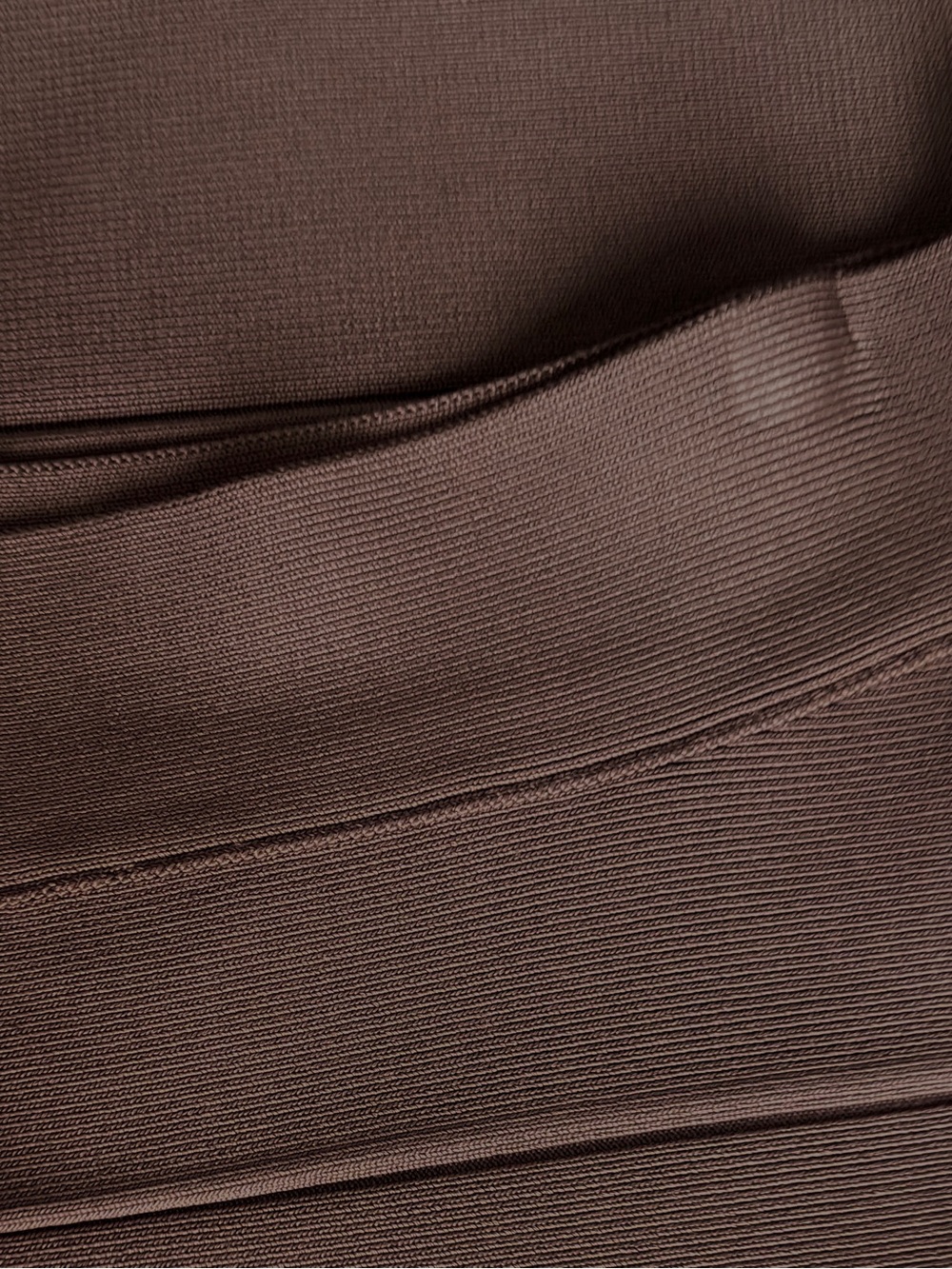BCBGMaxAzria Bandage Pencil Skirt Grey Dusk Taupe Brown Bodycon Skirt Size Small - Picture 7 of 11